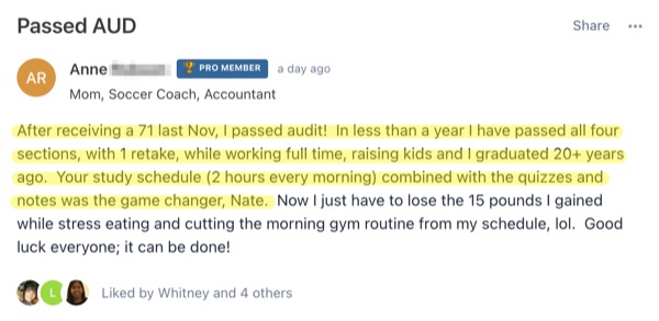 Anne: working, raising kids and finishing