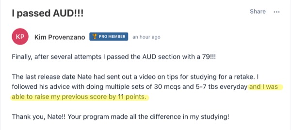 Kim: an 11-point AUD improvement